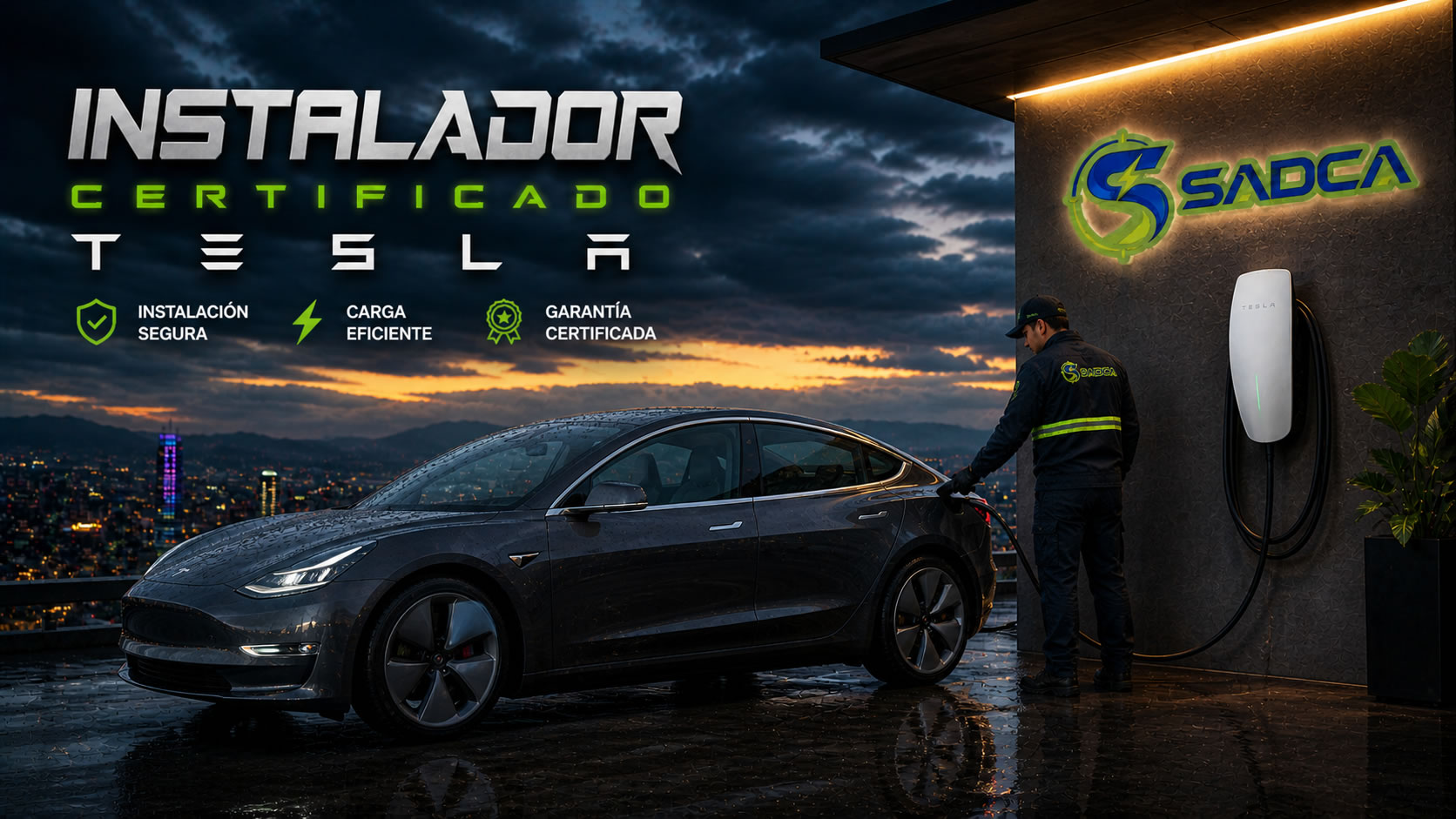 Instalador Certificado Tesla Bogotá SADCA