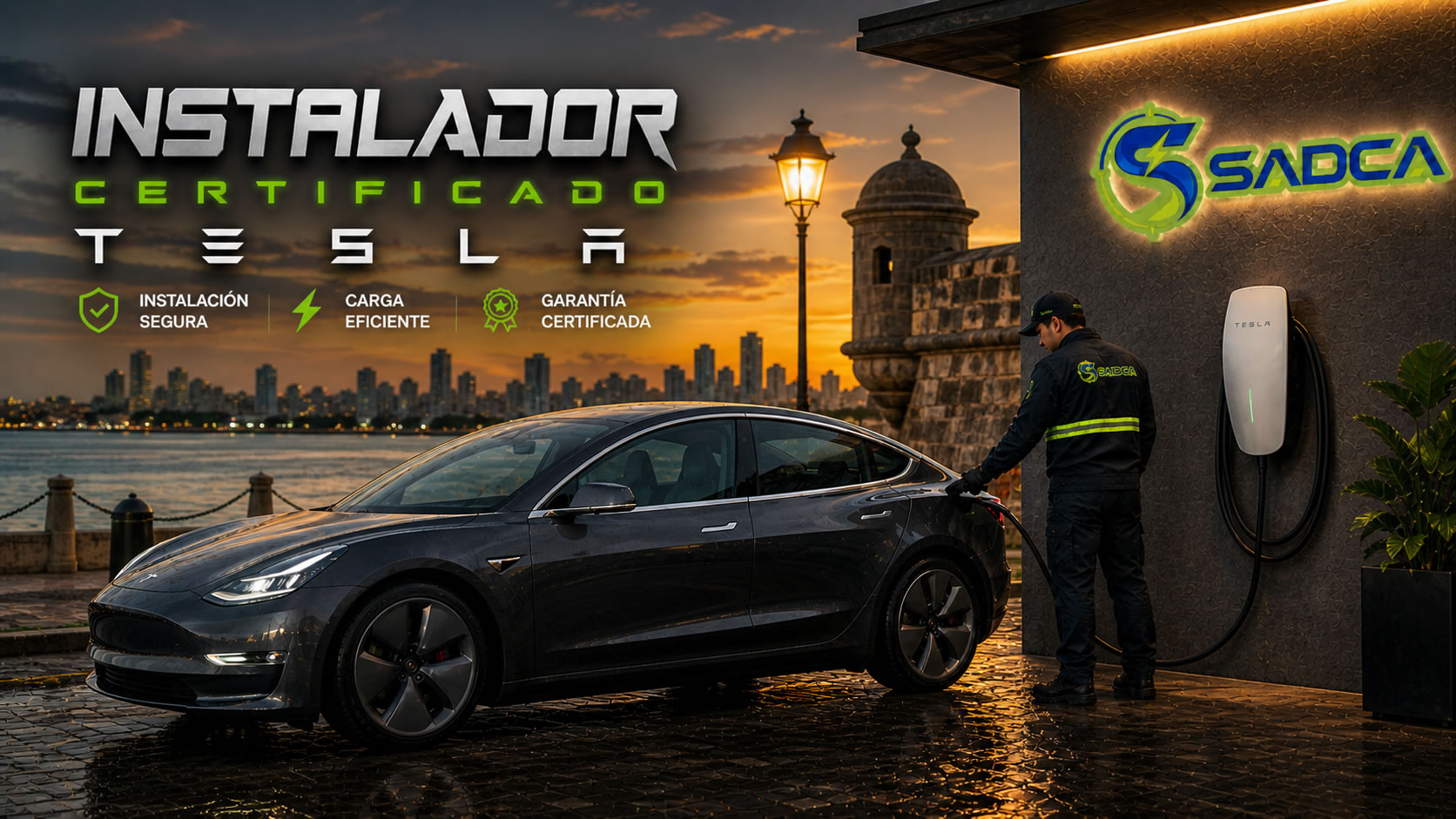 Instalador Certificado Tesla Cartagena SADCA